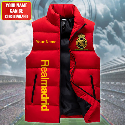 Real Madrid Sleeveless Windproof Puffer Jacket Q160902