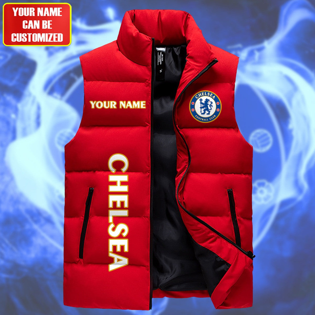Chelsea FC Sleeveless Windproof Puffer Jacket P170901