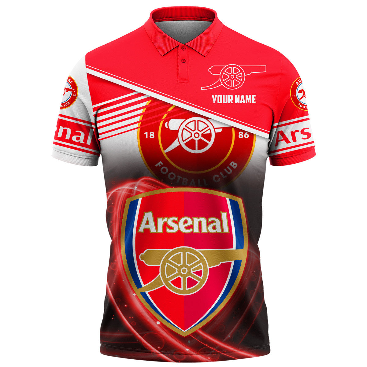 Personalized Arsenal Q3 3D Full Printing Set , Arsenal Shirt , Hoodie , Short , Polo ,hawaii Q130904