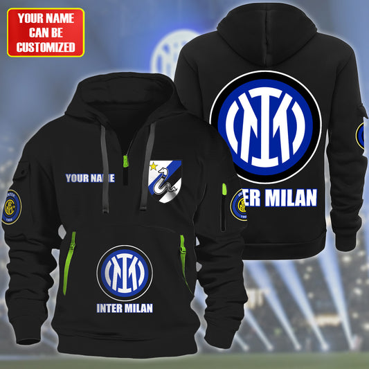 Personalized Inter Milan Zip-Hoodie Cotton Jacket Q140902