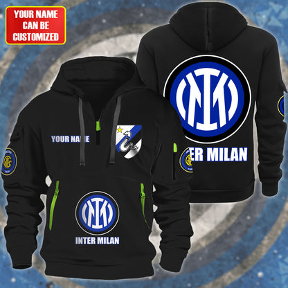 Personalized Inter Milan Zip-Hoodie Cotton Jacket Q140902