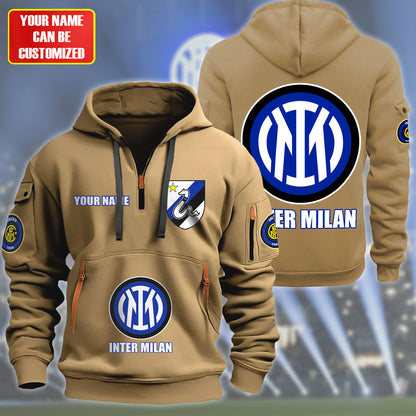 Personalized Inter Milan Zip-Hoodie Cotton Jacket Q140902