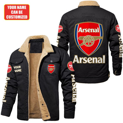Personalized Arsenal Fleece Thermal Cotton Jacket S120912