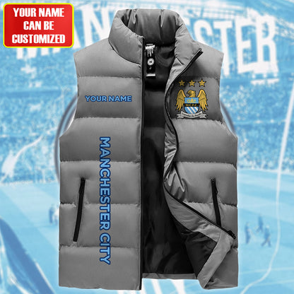 Manchester City Sleeveless Windproof Puffer Jacket S160905