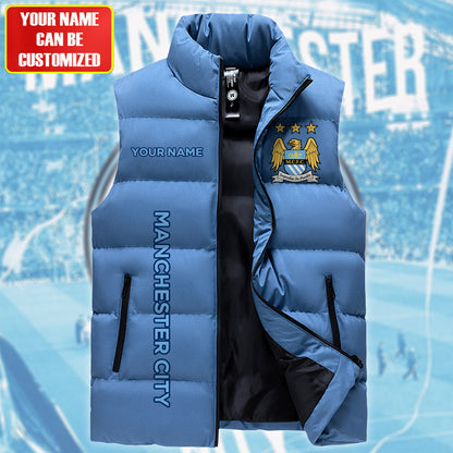 Manchester City Sleeveless Windproof Puffer Jacket S160905