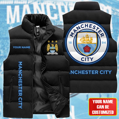 Manchester City Sleeveless Windproof Puffer Jacket S160905