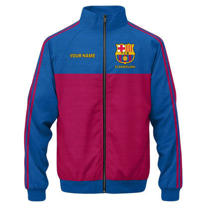 Barcelona FC Zipper Stand Collar Jacket P190901