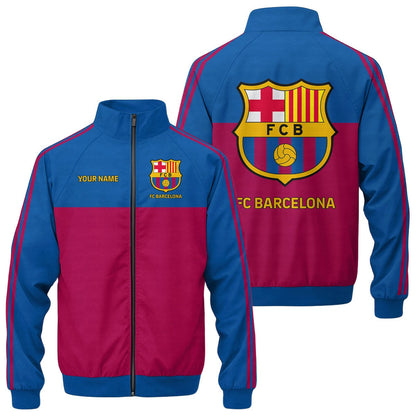 Barcelona FC Zipper Stand Collar Jacket P190901