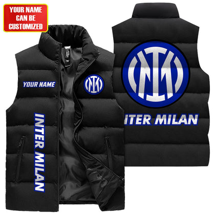 Inter Milan Sleeveless Windproof Puffer Jacket Q190901