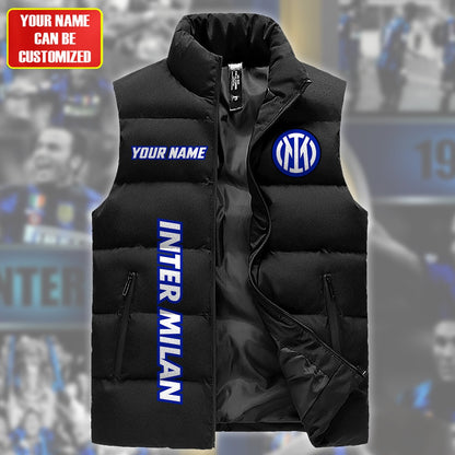 Inter Milan Sleeveless Windproof Puffer Jacket Q190901