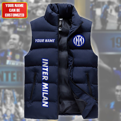 Inter Milan Sleeveless Windproof Puffer Jacket Q190901