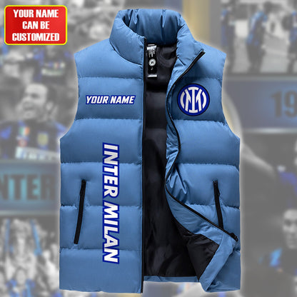 Inter Milan Sleeveless Windproof Puffer Jacket Q190901