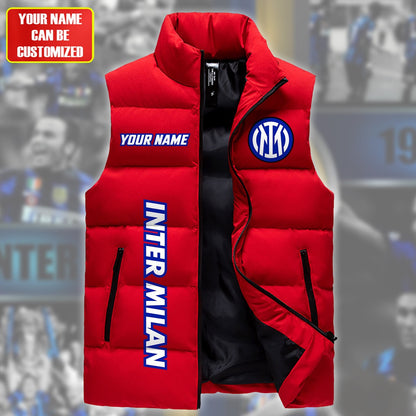 Inter Milan Sleeveless Windproof Puffer Jacket Q190901