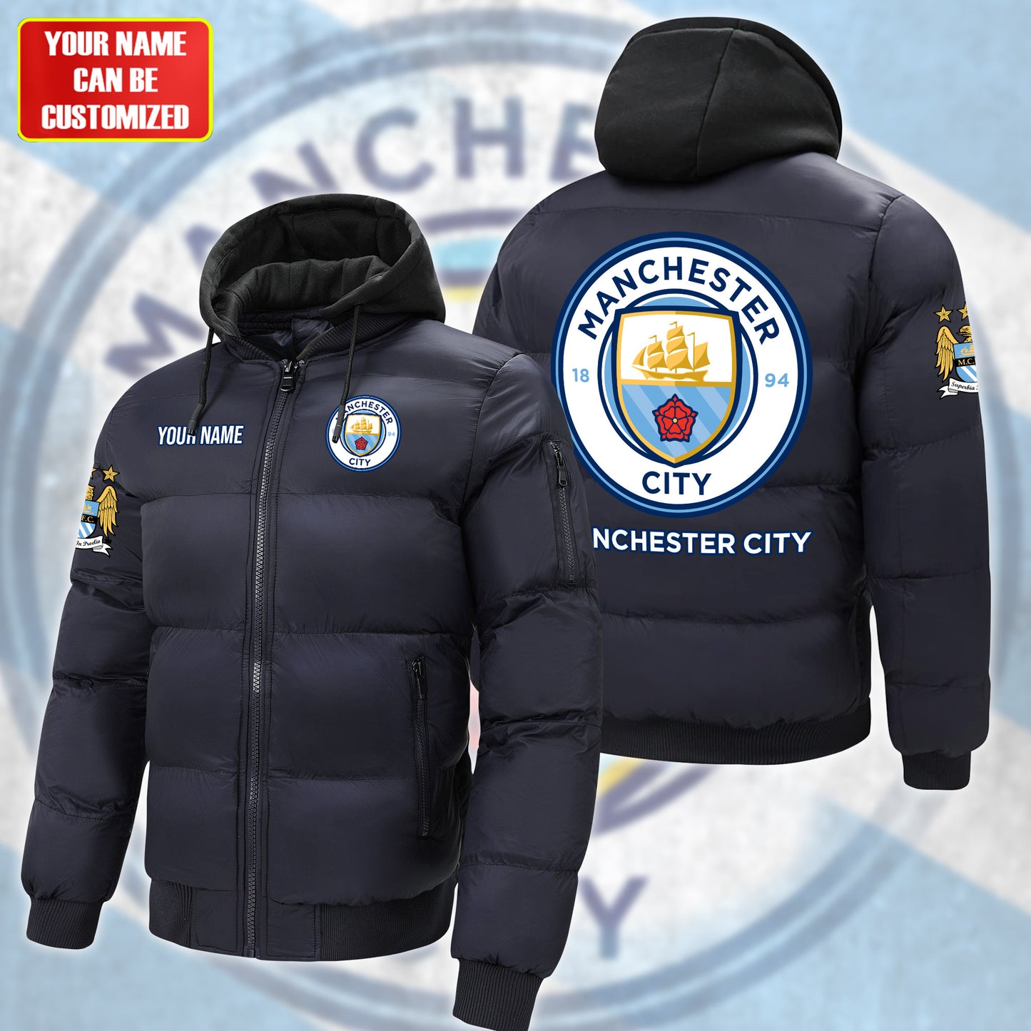 Manchester City Puffer Thermal Sport Warm Jacket S200901