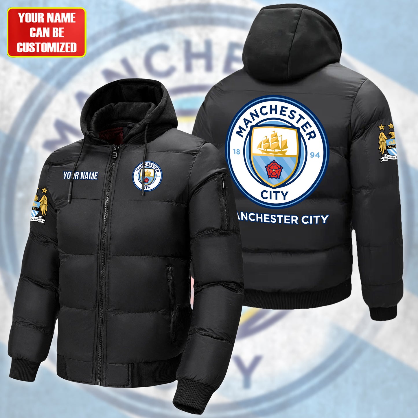 Manchester City Puffer Thermal Sport Warm Jacket S200901