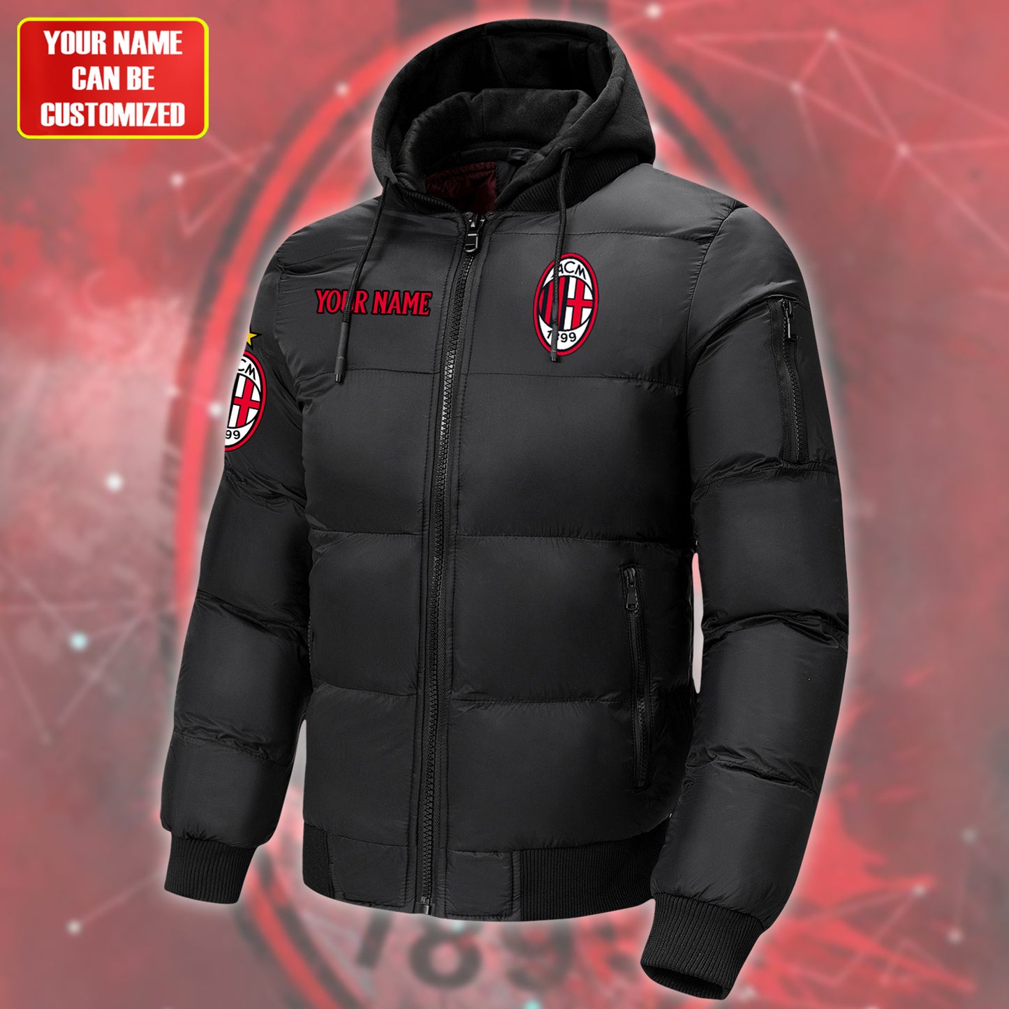 AC Milan Puffer Thermal Sport Warm Jacket S200902