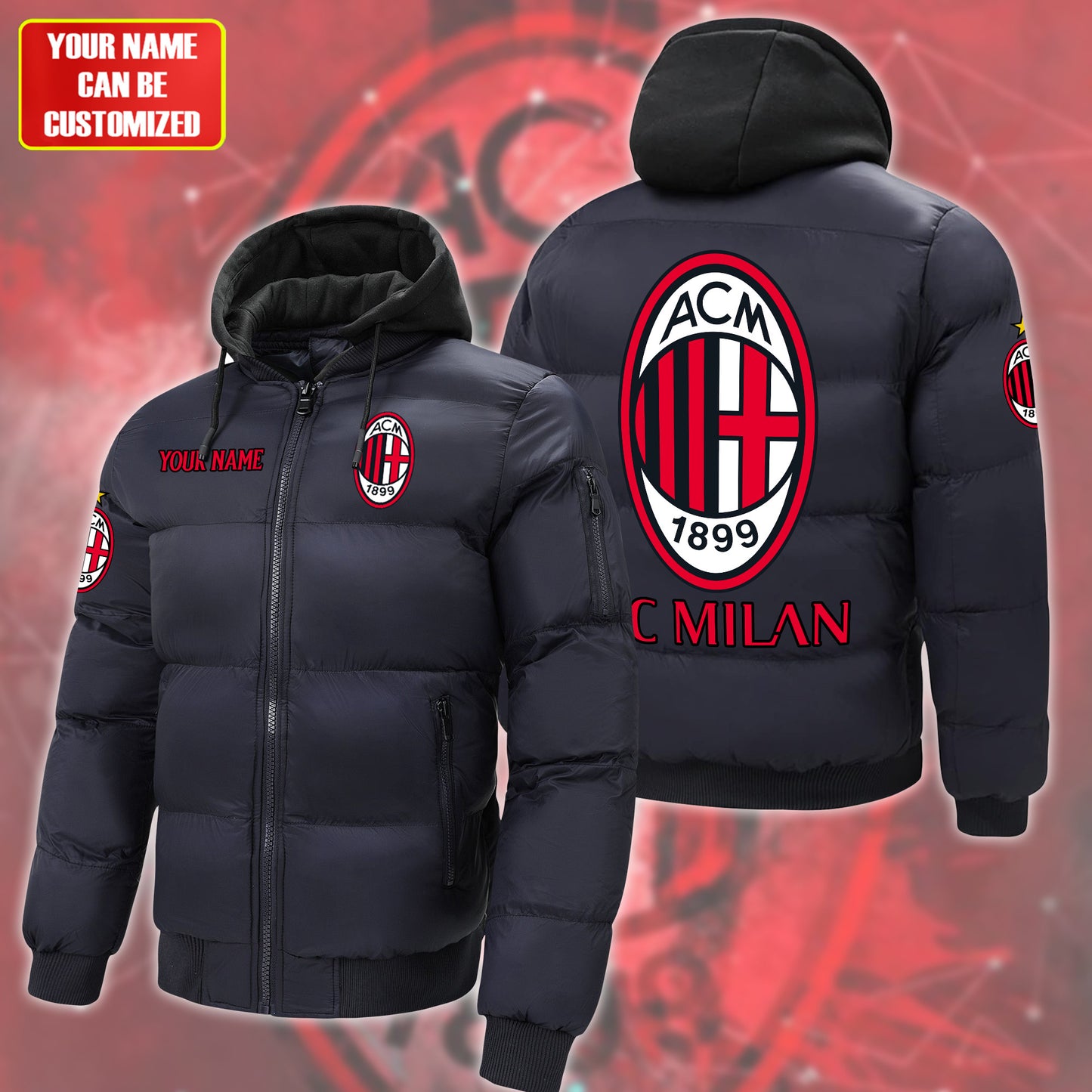 AC Milan Puffer Thermal Sport Warm Jacket S200902