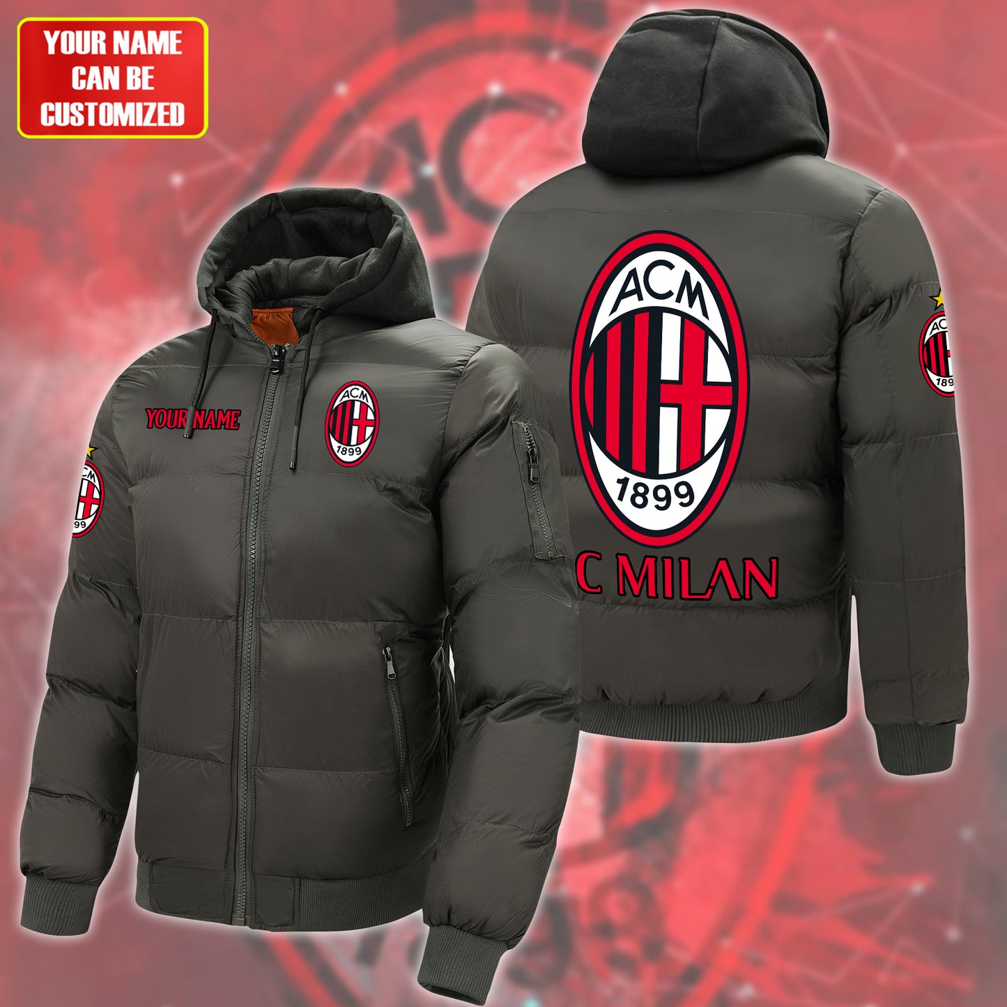 AC Milan Puffer Thermal Sport Warm Jacket S200902
