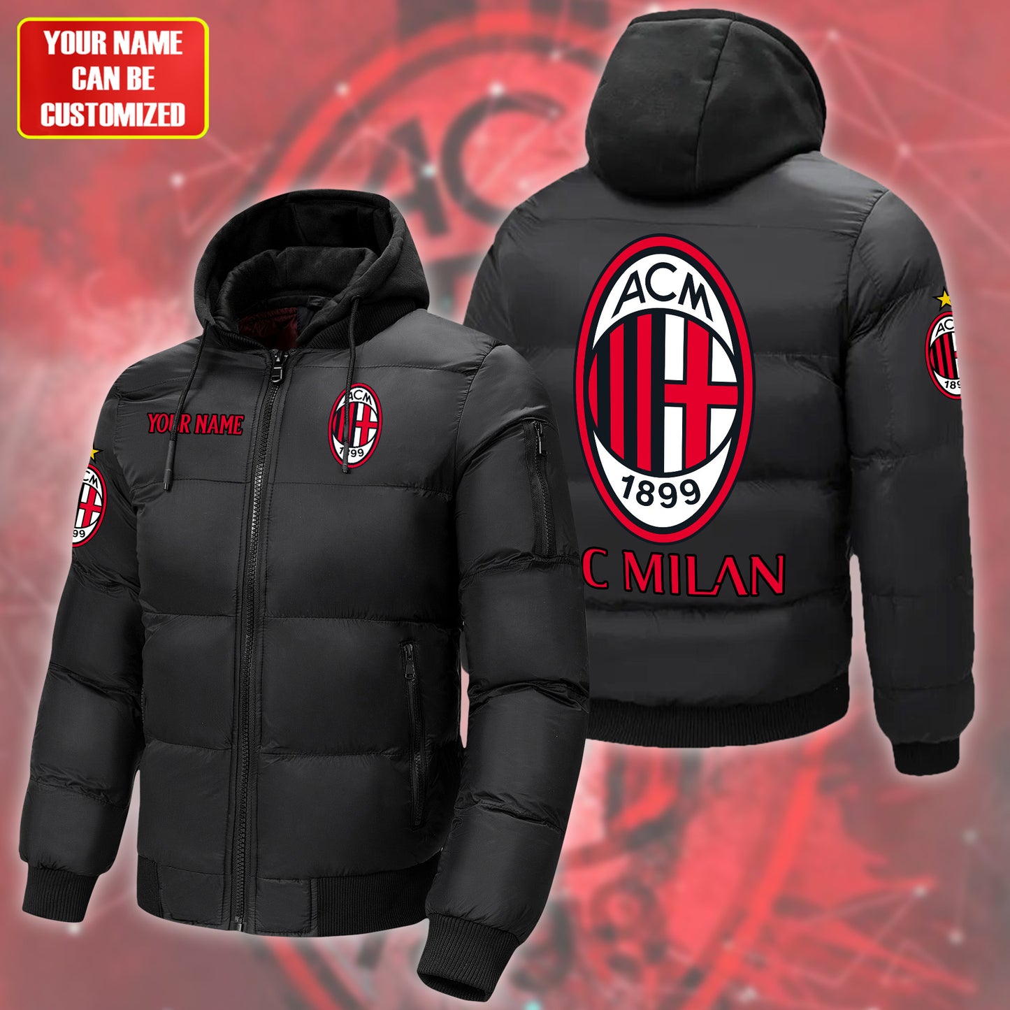 AC Milan Puffer Thermal Sport Warm Jacket S200902