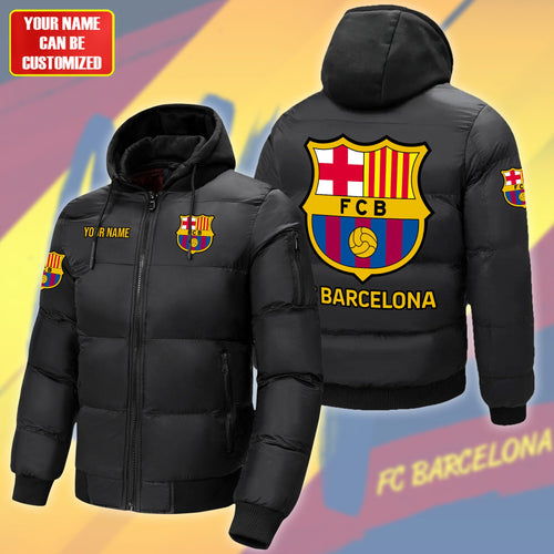Barcelona FC Puffer Thermal Sport Warm Jacket P200902