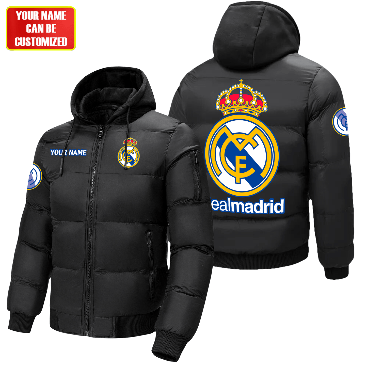 Real Madrid Puffer Thermal Sport Warm Jacket Q200902