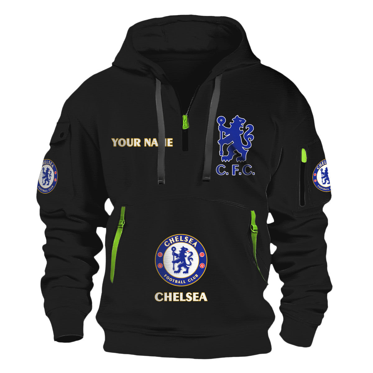 Personalized Chelsea Zip-Hoodie Cotton Jacket Q230902