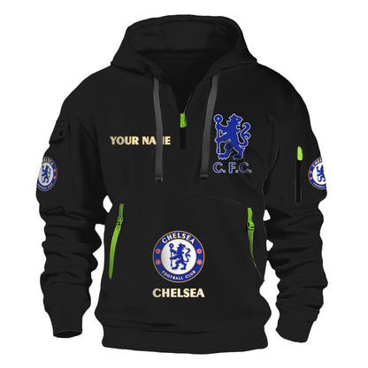 Personalized Chelsea Zip-Hoodie Cotton Jacket Q230902