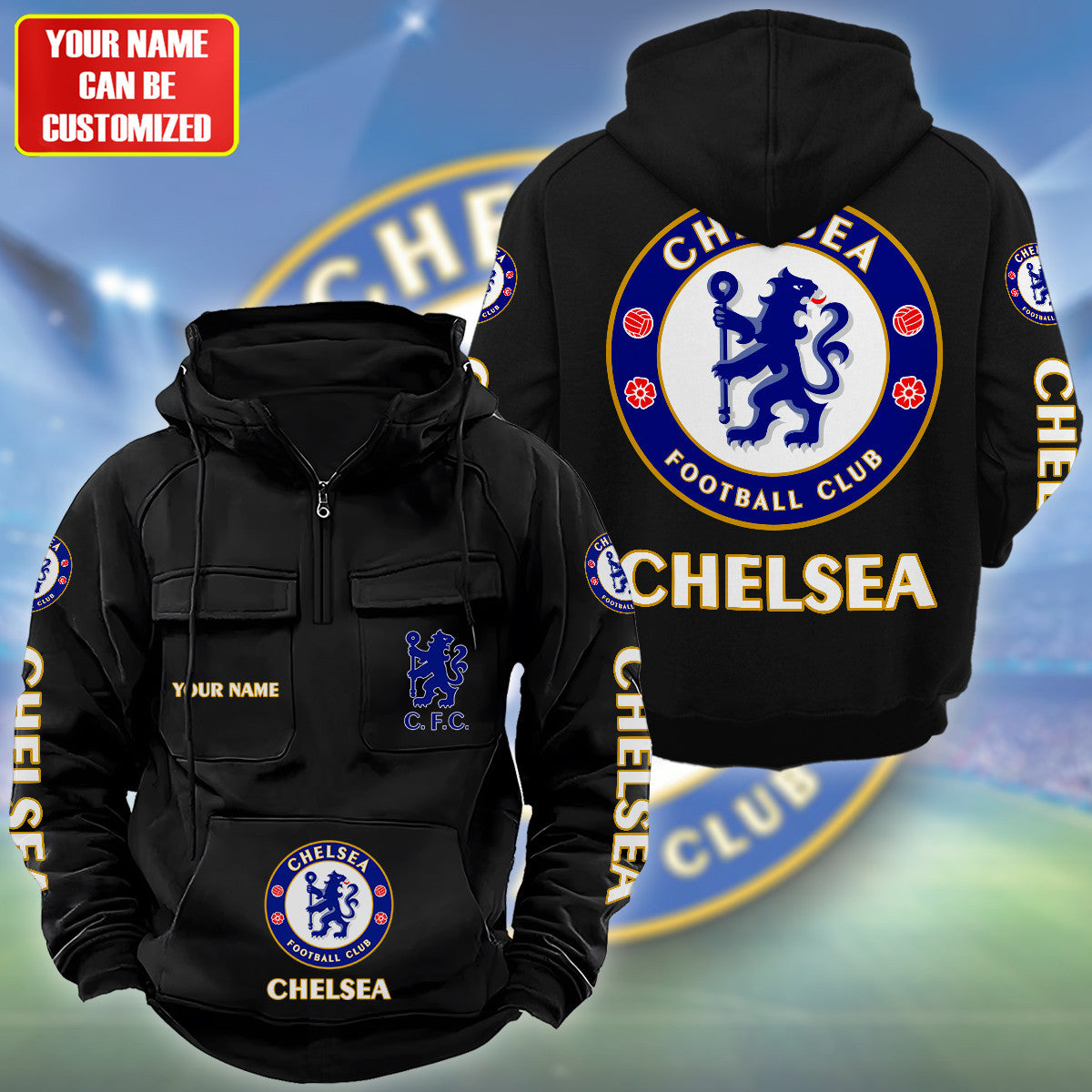 Personalized Chelsea Retro Cotton Hoodie Q230903