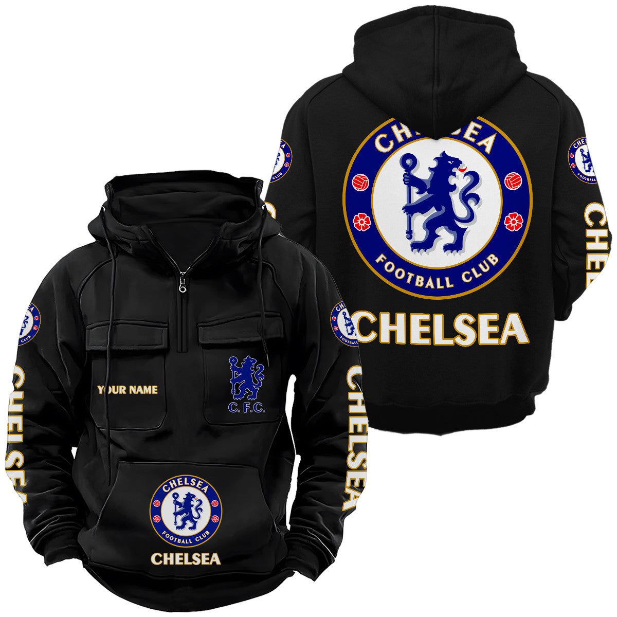 Personalized Chelsea Retro Cotton Hoodie Q230903