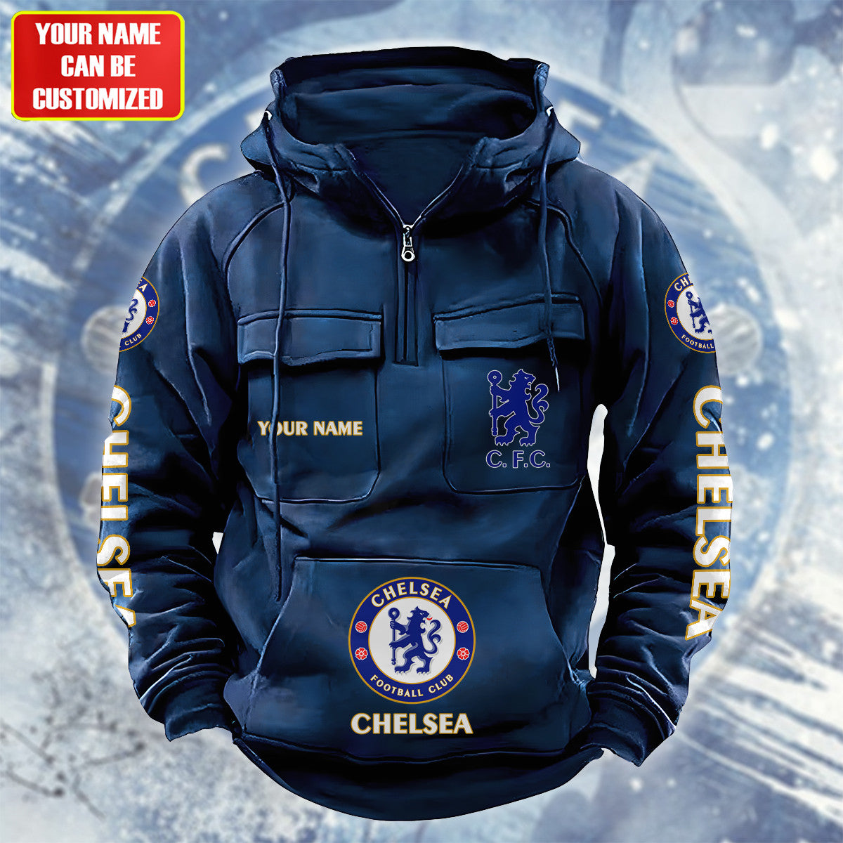 Personalized Chelsea Retro Cotton Hoodie Q230903