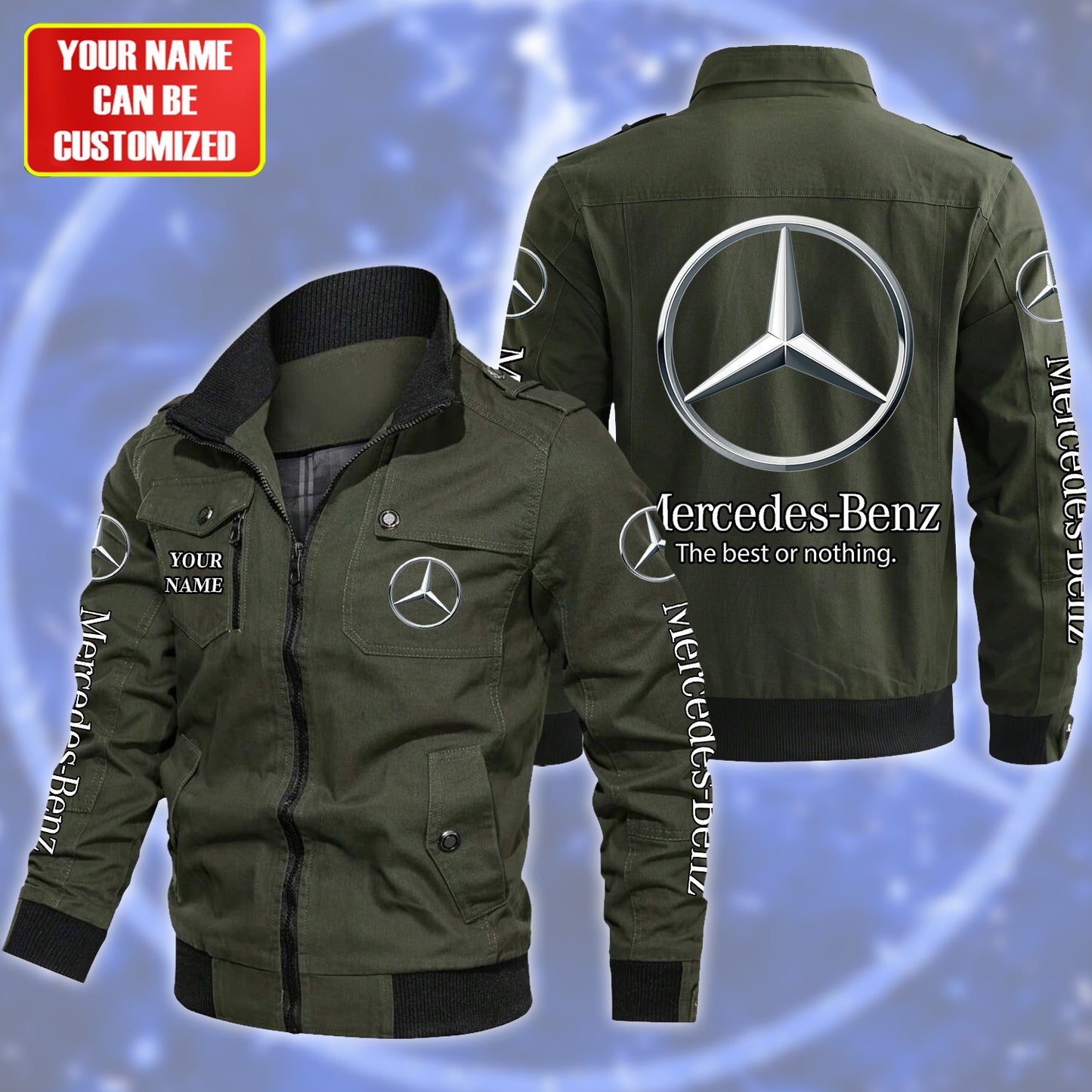Merc Loose Lined Fleece Cotton Jacket P240903