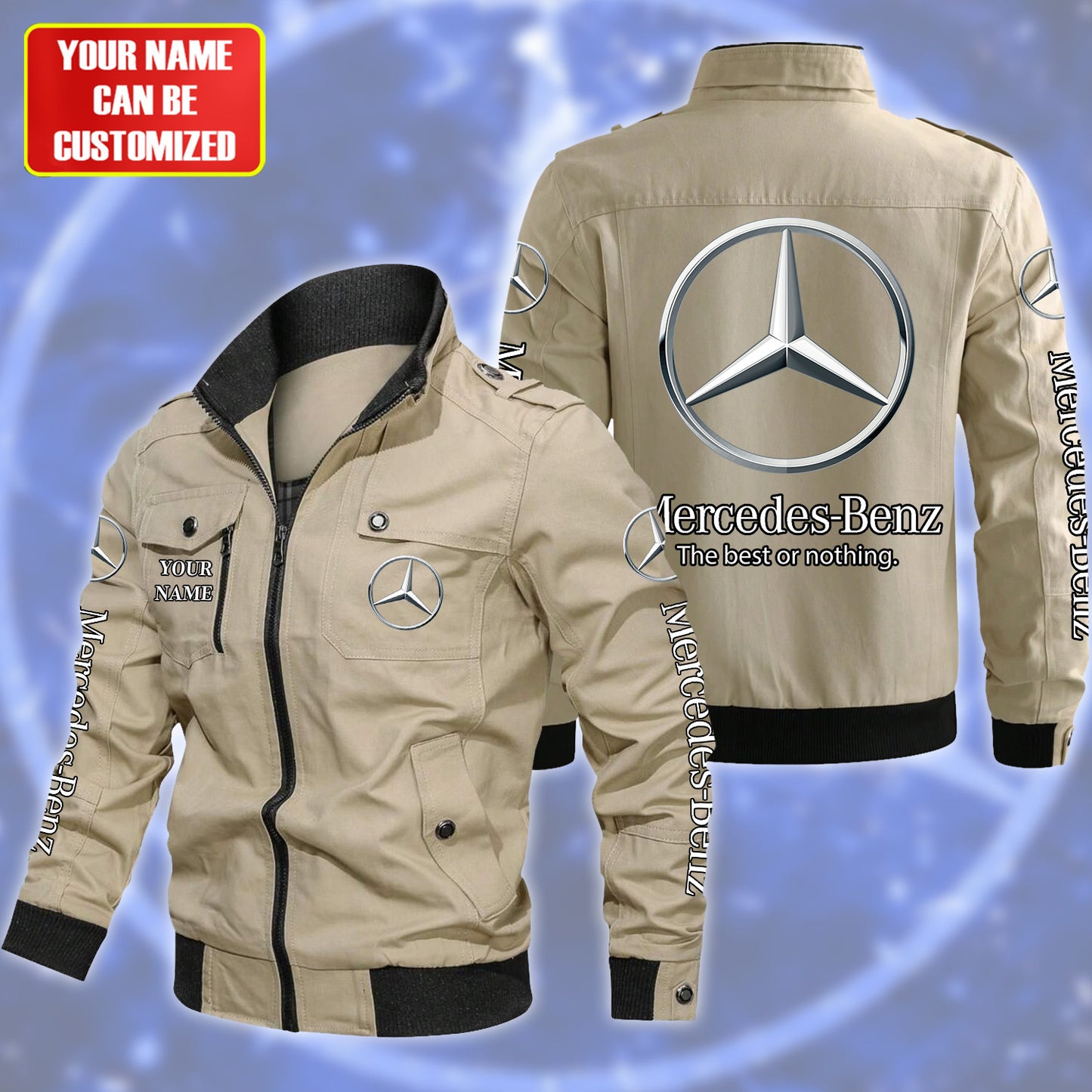 Merc Loose Lined Fleece Cotton Jacket P240903