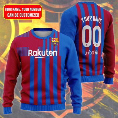 Barcelona Sweater , Unisex Wool Sweater QB240906