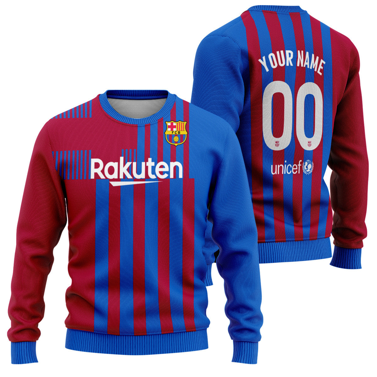 Barcelona Sweater , Unisex Wool Sweater QB240906