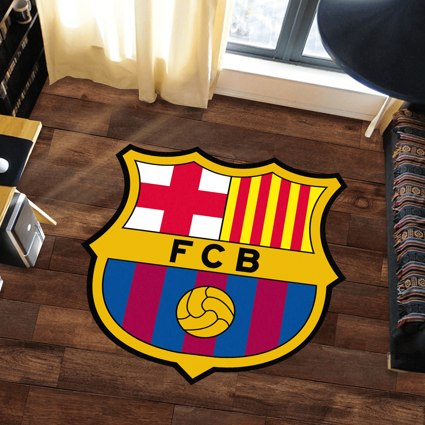 Barcelona 3D Custom Shape Rug QB240904