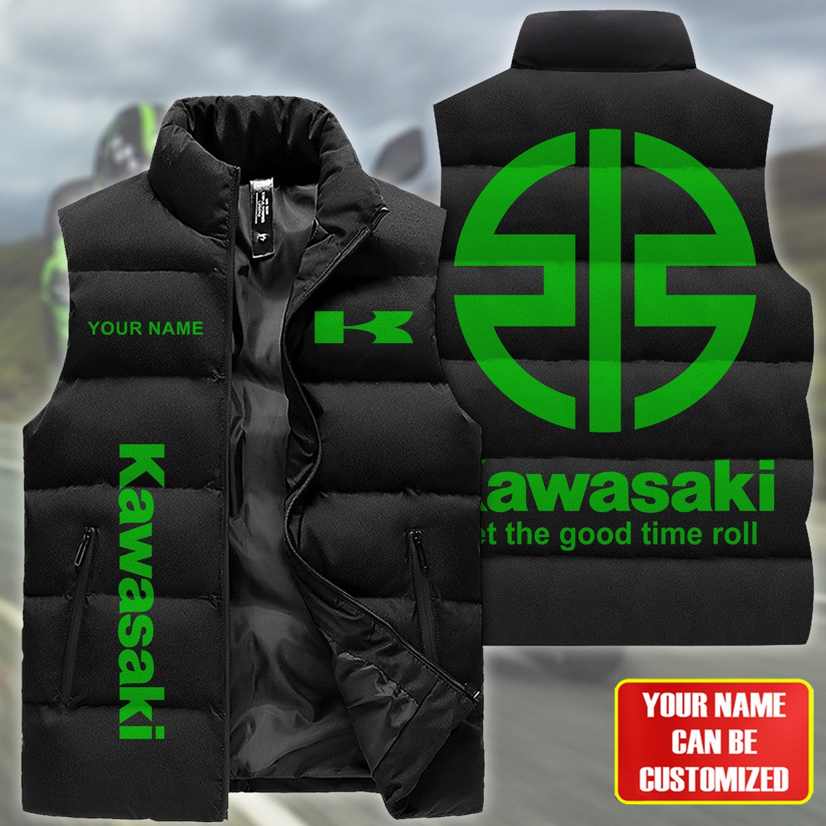 KW Sleeveless Windproof Puffer Jacket Q250901