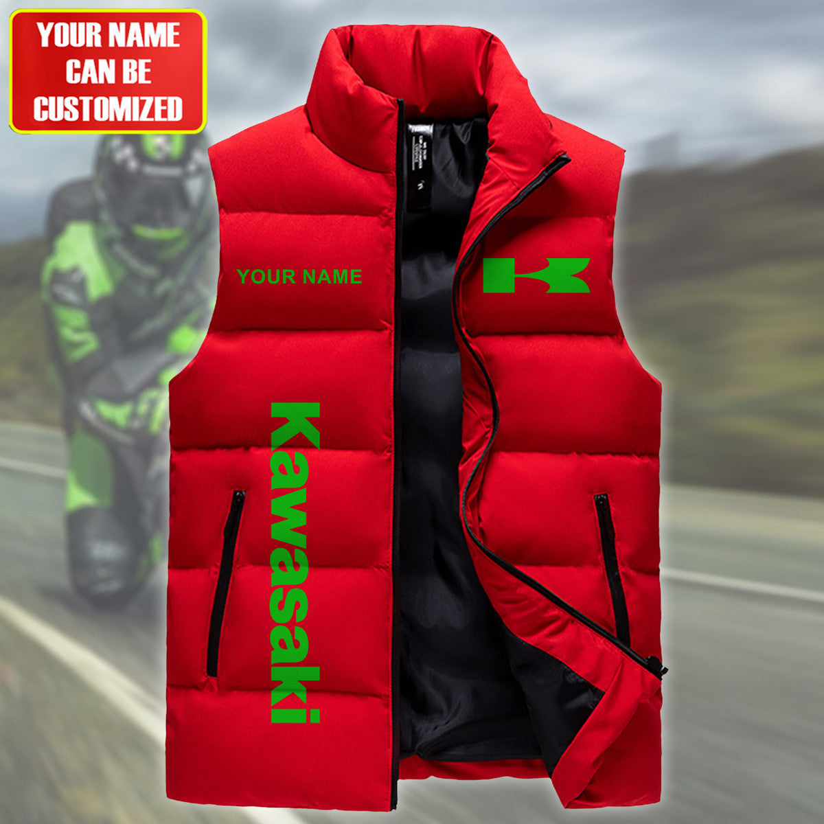 KW Sleeveless Windproof Puffer Jacket Q250901