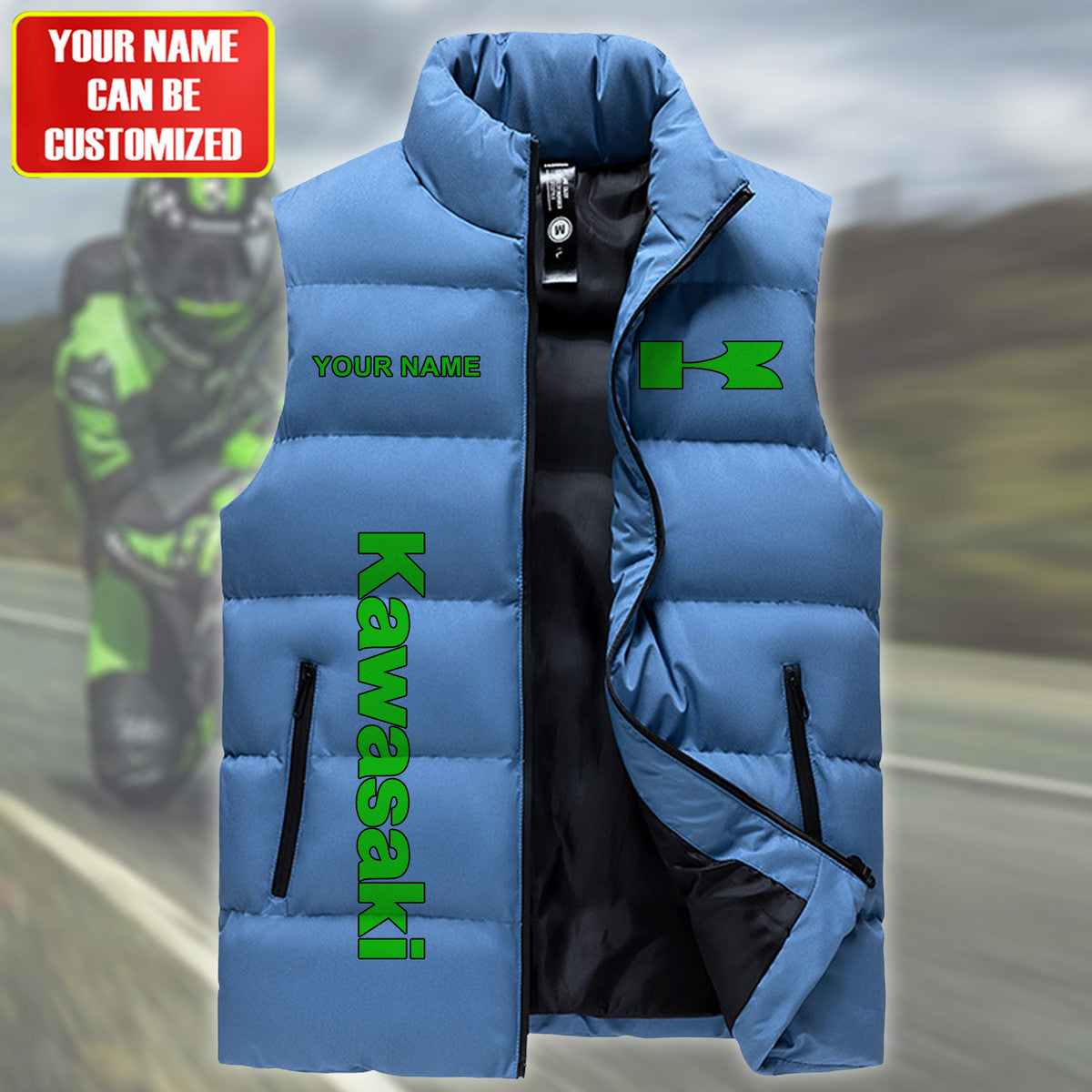 KW Sleeveless Windproof Puffer Jacket Q250901