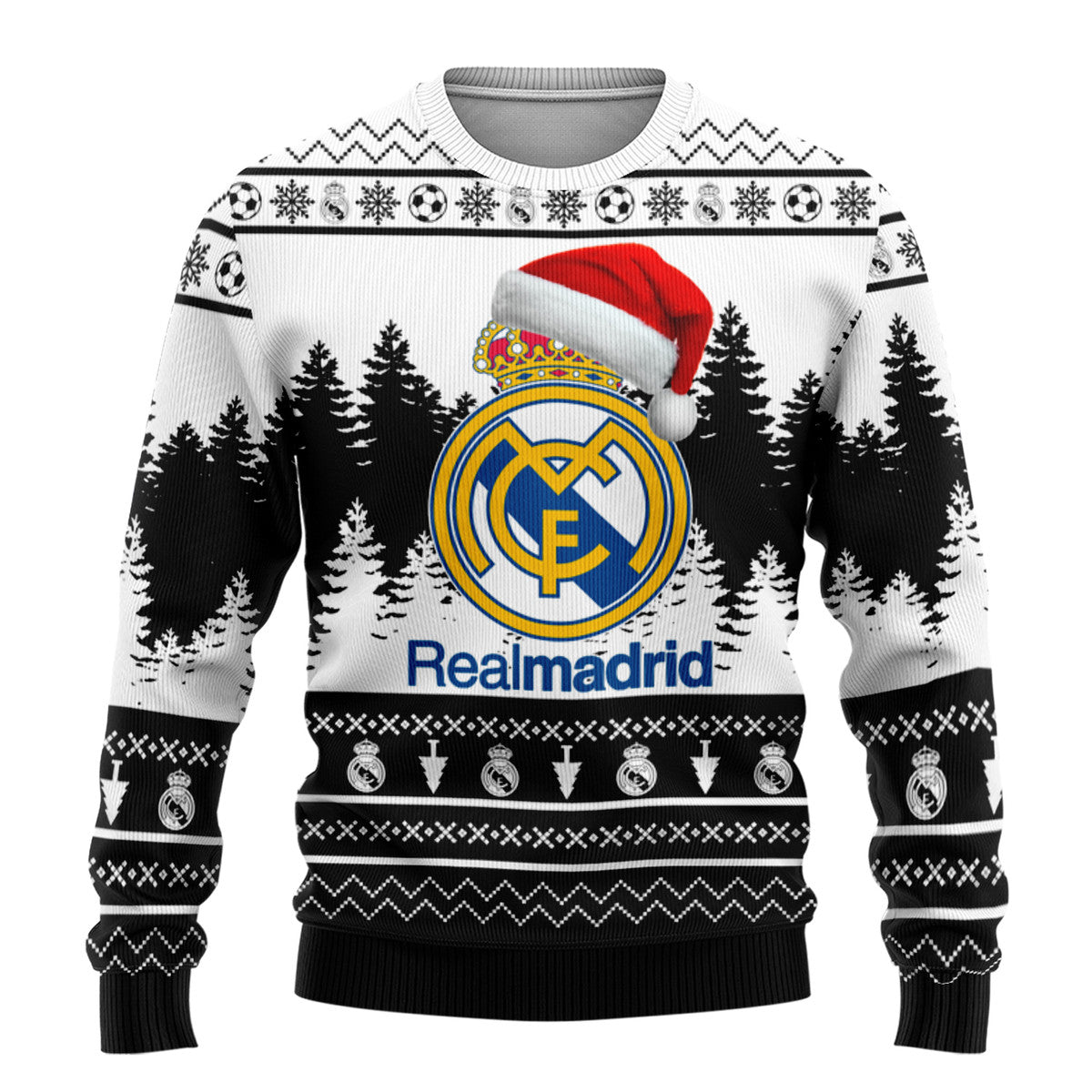 Real Madrid Ugly Christmas Sweater , Unisex Wool Sweater Q260905