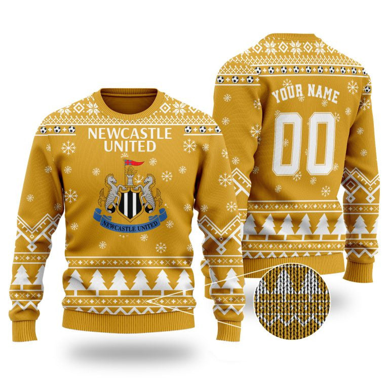 Newcastle United Ugly Christmas Sweater , Unisex Wool Sweater