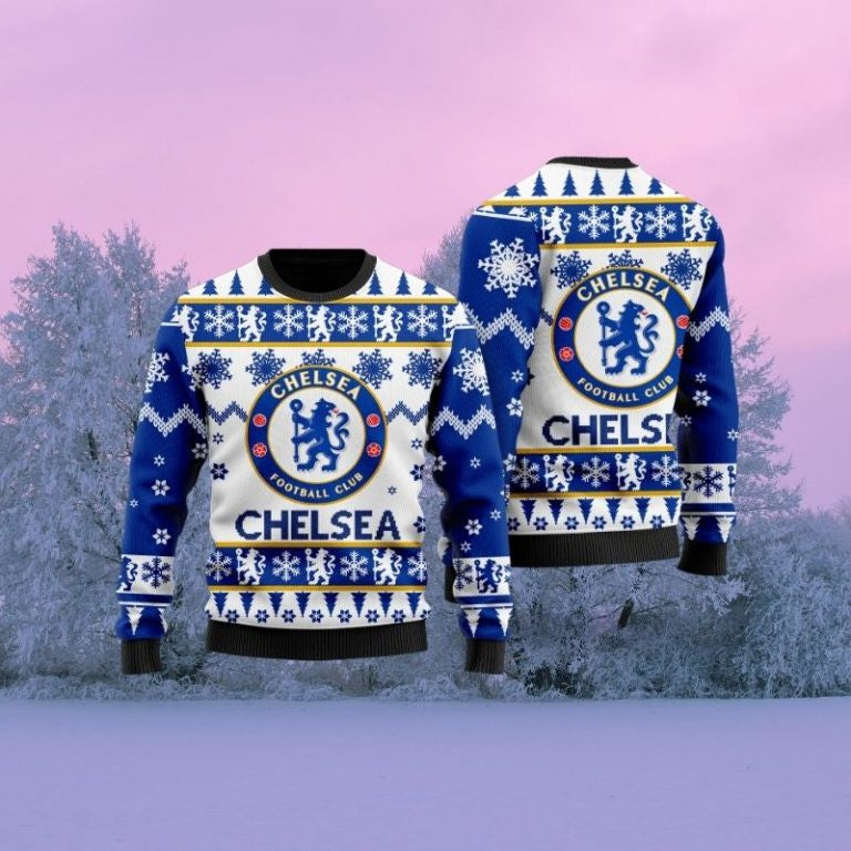 Chelsea Ugly Christmas Sweater , Unisex Wool Sweater