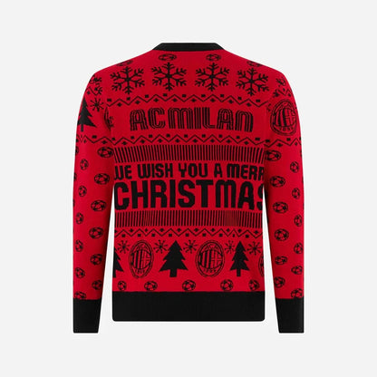 AC Milan S3 Ugly Christmas Sweater , Unisex Wool Sweater