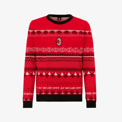 AC Milan S4 Ugly Christmas Sweater , Unisex Wool Sweater