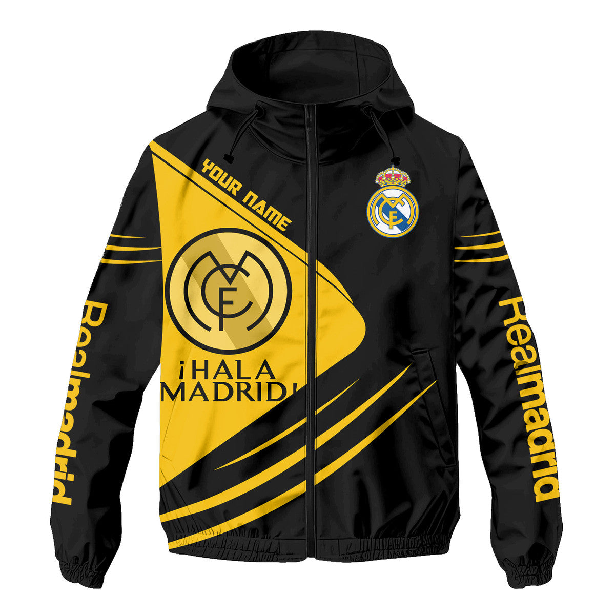Personalized Real Madrid Windproof Rush Jacket Q270901