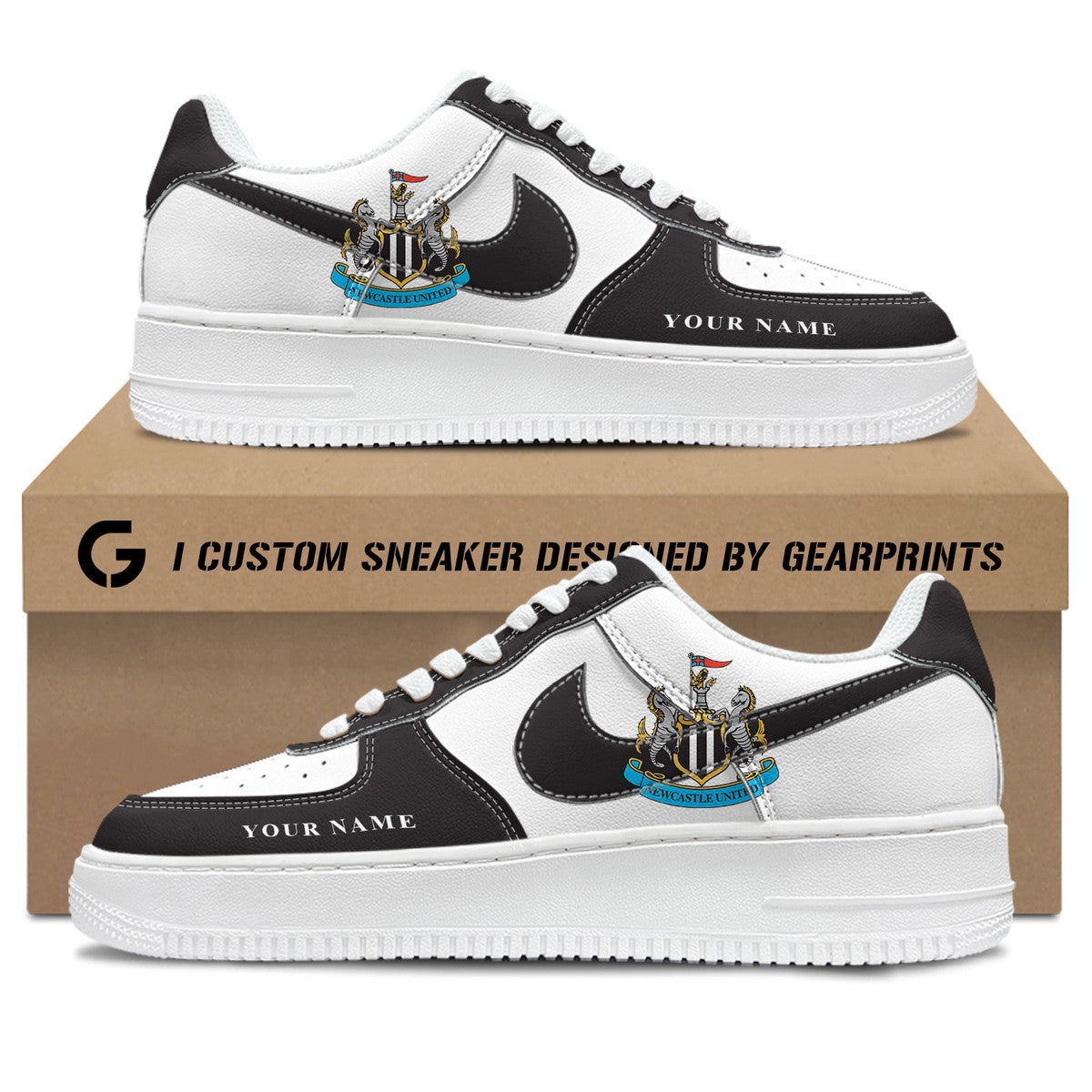 Personalized Newcastle United NAF Custom Sneaker Q300901