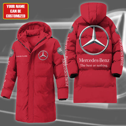 Merc Long Padded Coat , Thick And Warm , Hooded Cotton Coat QB011001