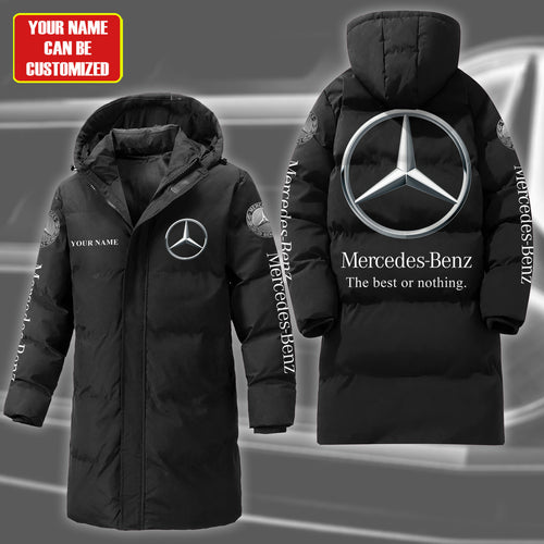 Merc Long Padded Coat , Thick And Warm , Hooded Cotton Coat QB011001