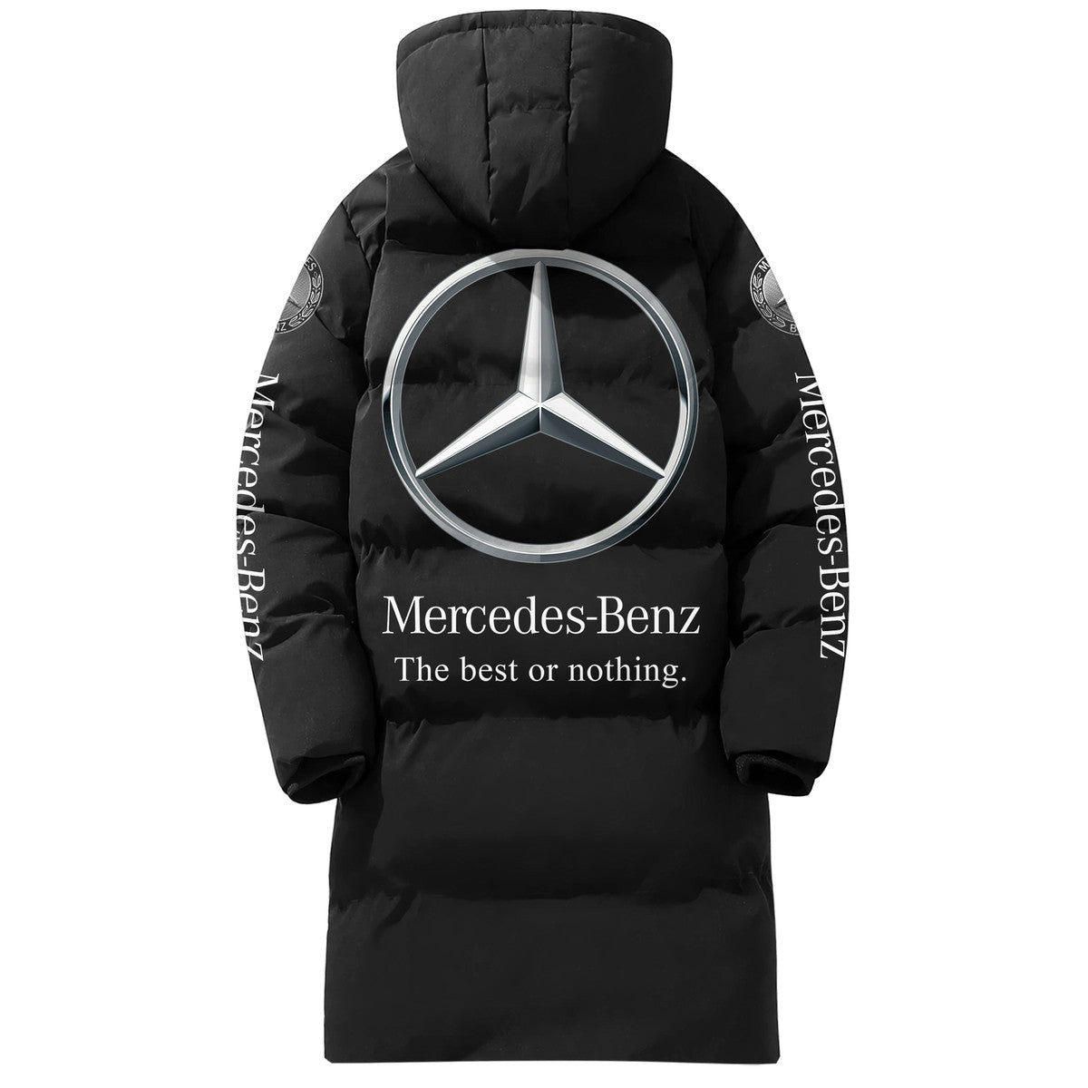 Merc Long Padded Coat , Thick And Warm , Hooded Cotton Coat QB011001