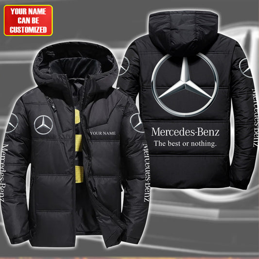 Personalized Merc Puffer Thermal Jacket With Hood QB250901