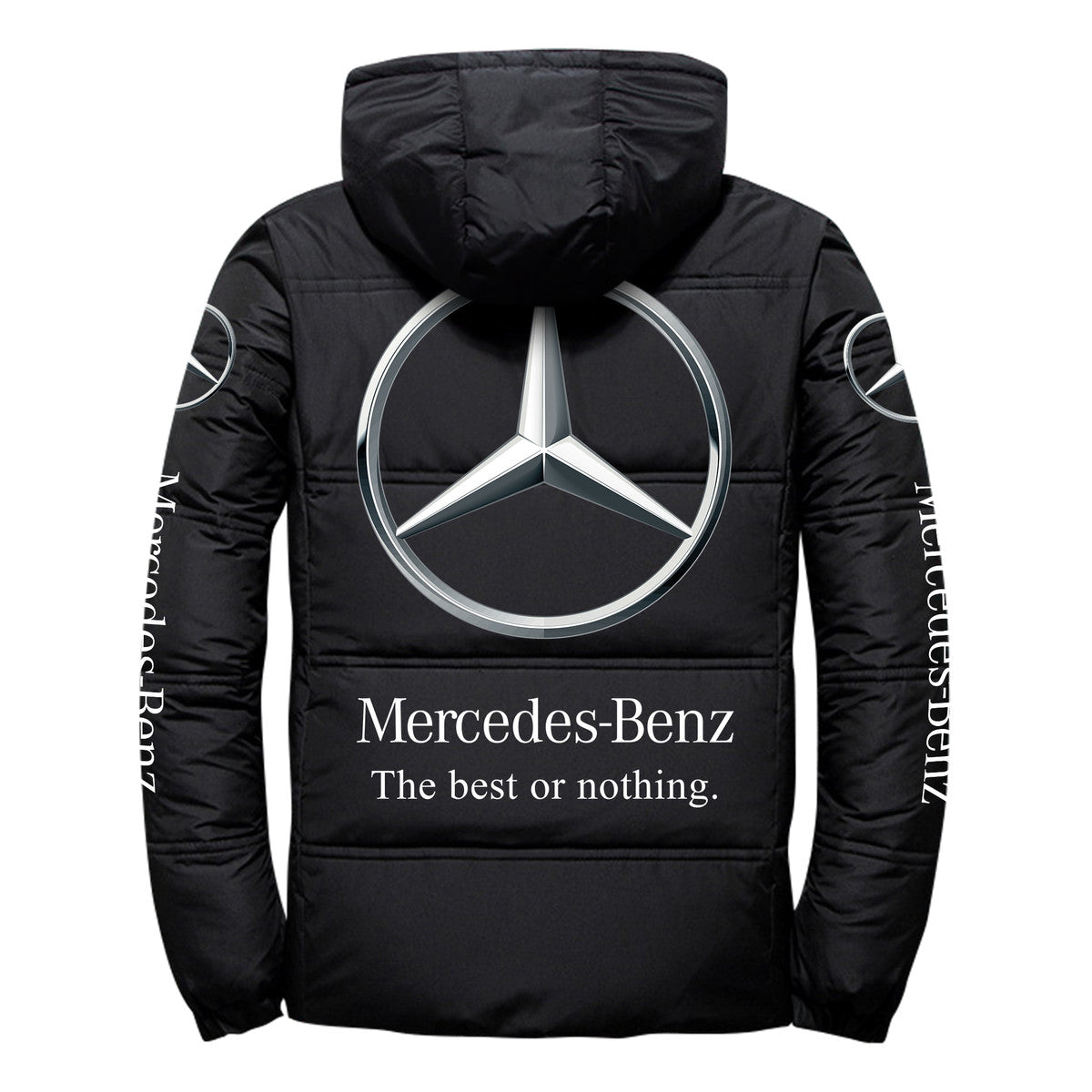 Personalized Merc Puffer Thermal Jacket With Hood QB250901